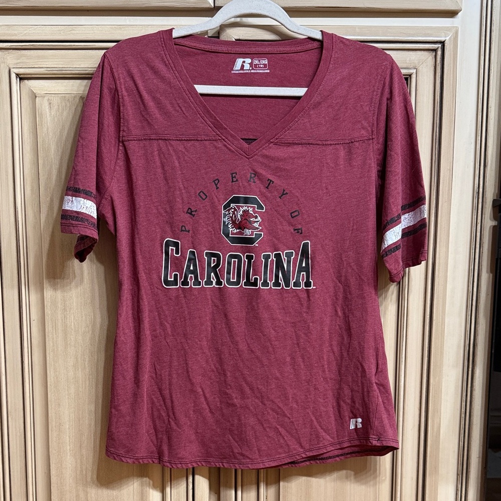 Russell Athletic Women's Gamecock V-Neck Tee